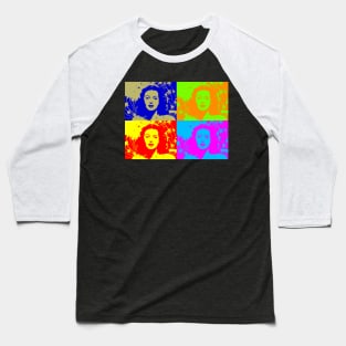 Hedy Lamarr Hollywood Pop Art Diptych Baseball T-Shirt